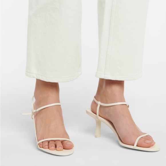 The Row Shoes - The Row Women's White Bare Leather Sandals 38